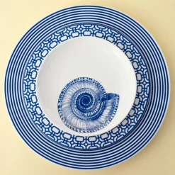 Shells Canapé Plates Boxed, Set of 4