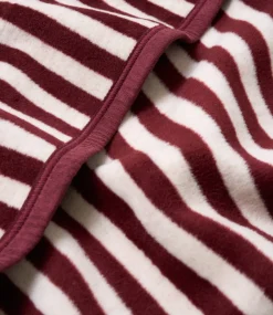 Sideline Stripe Maroon Midi Blanket