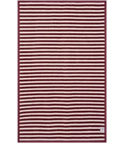 Sideline Stripe Maroon Midi Blanket
