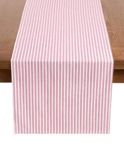 Signature Antique Red Ticking Table Linen