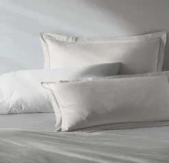 Signature Hemmed Duvet Set in Mist