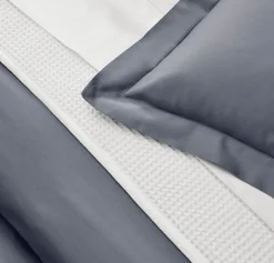 Signature Hemmed Duvet Set in Mineral