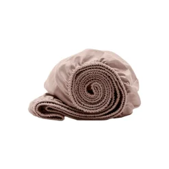 Signature Hemmed Fitted Crib Sheet in Dusty Rose
