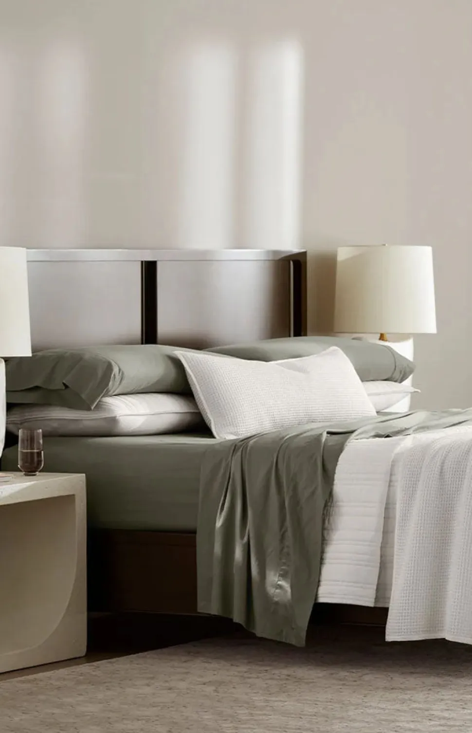 Signature Hemmed Sheet Set in Juniper