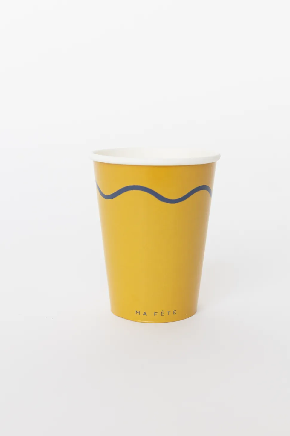 Signature Paper Cups in Blue & Yellow