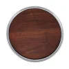 Signature Round Cheese Board with Dark Wood Insert