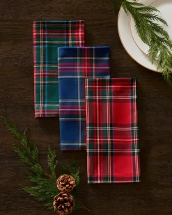 Signature Twill Napkins in Kensington Tartan, Set of 4