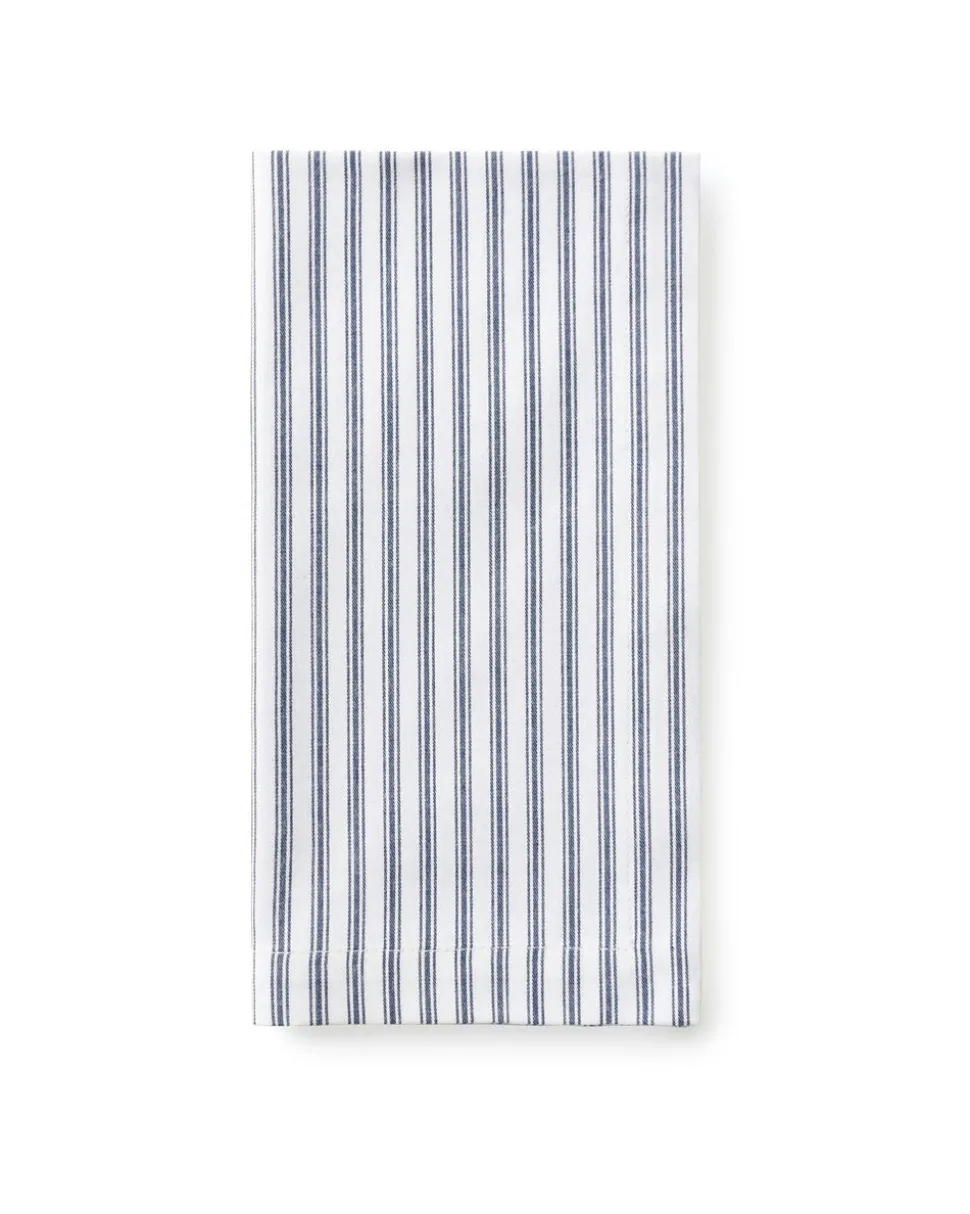 Signature Twill Napkins in Navy Gingham, Set of 4