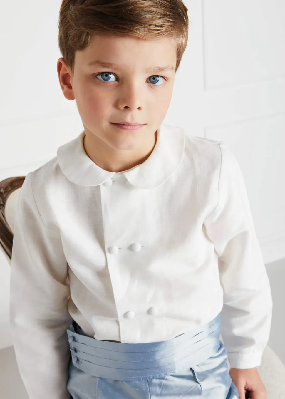 Silk Pageboy Knickerbockers in Blue