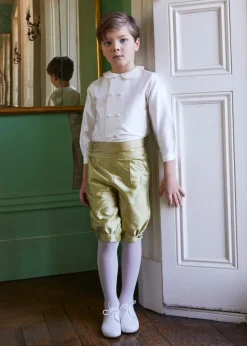 Silk Pageboy Knickerbockers in Green