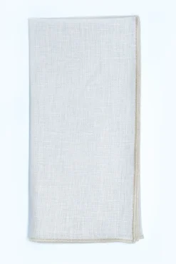 Silver Claud with Beige Small Trim, Set of 4