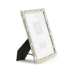 Silver Faux Bamboo 8 x 10 Photo Frame