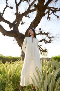 Silver Palm Caftan