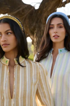Silver Palm Caftan