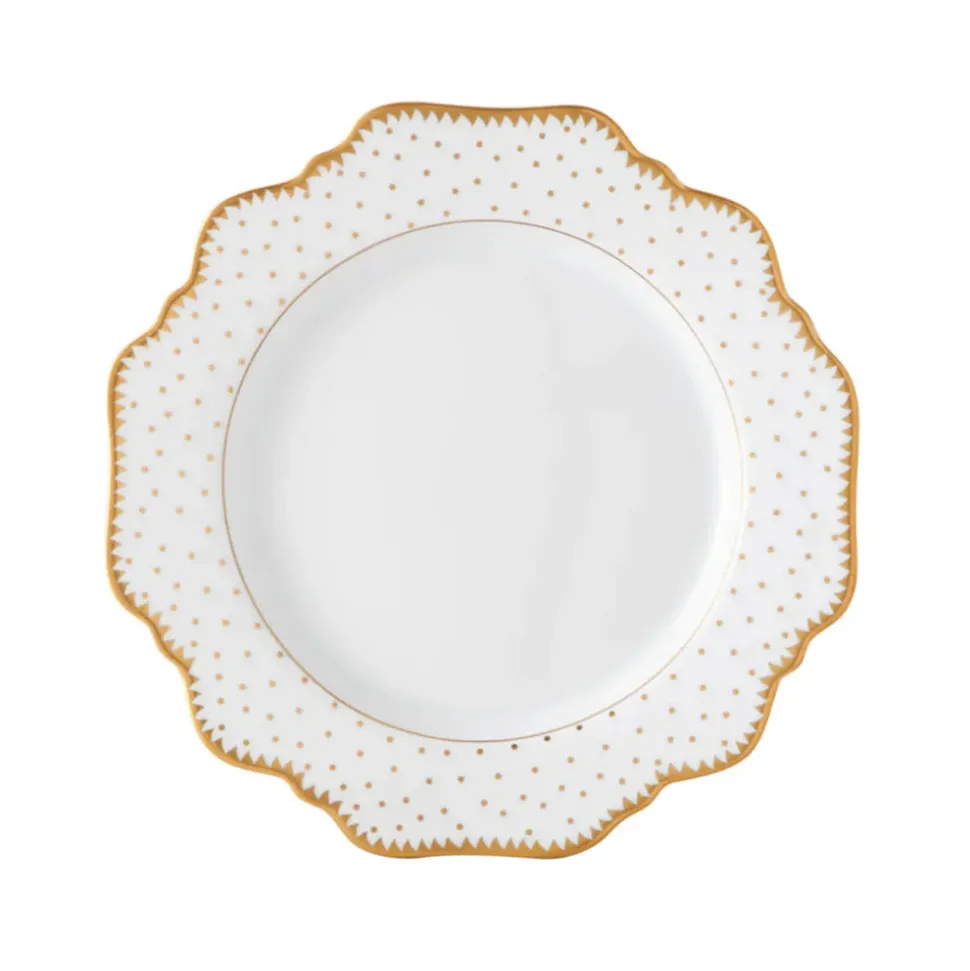 Simply Anna Antique Polka Salad in White/Gold