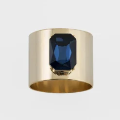Single Gem Napkin Rings, Set of Two