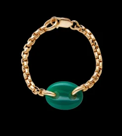 Single Stone Mariner Link Bracelet
