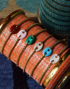 Single Stone Mariner Link Bracelet
