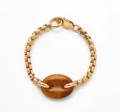 Single Stone Mariner Link Bracelet