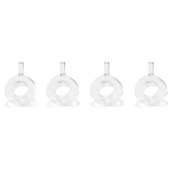 Siting Pretty Vase Napkin Ring, Set of 4