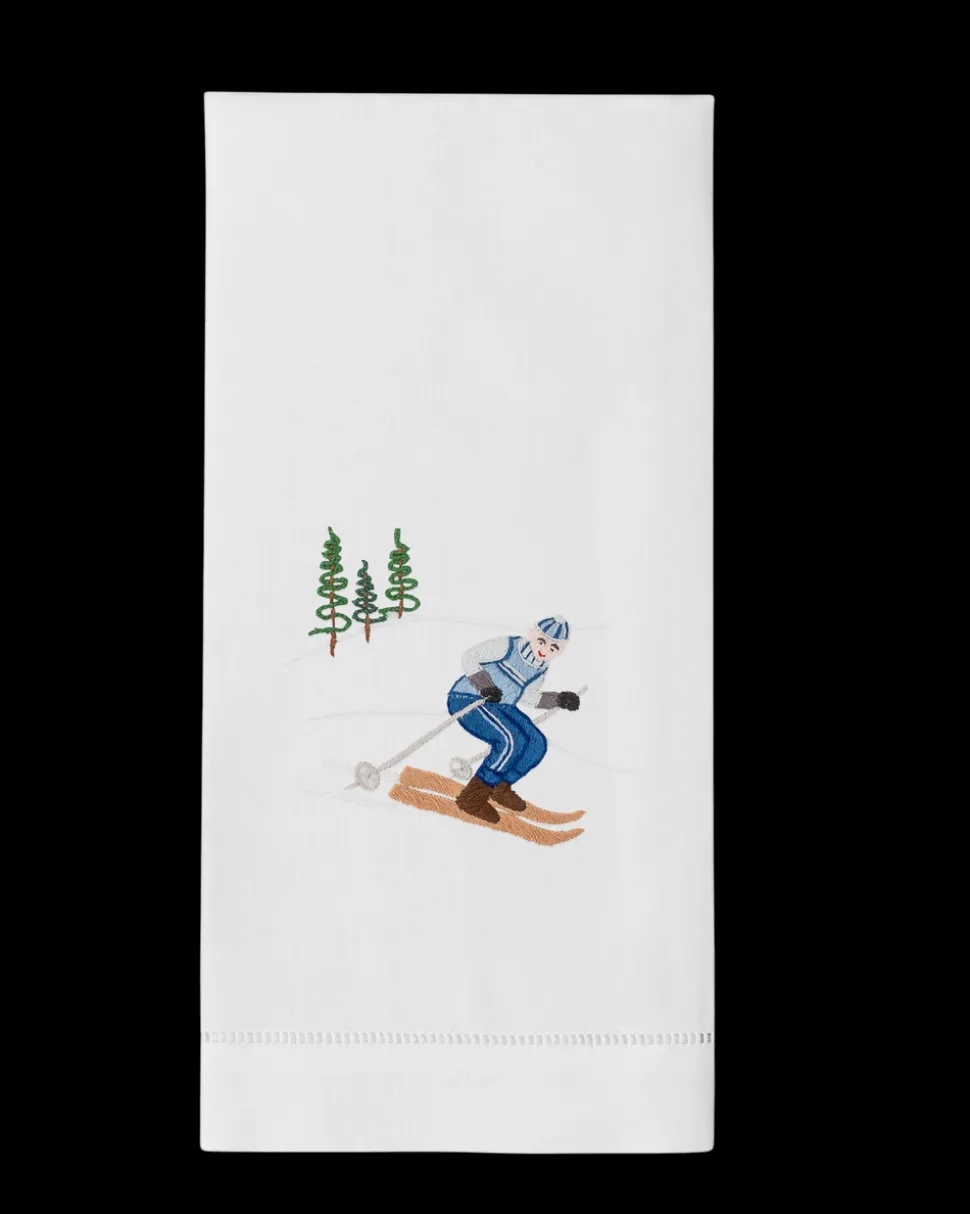 Skier Jack Hand Towel