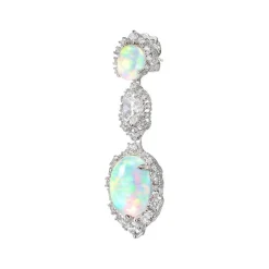 Sky Opal Drop Earrings