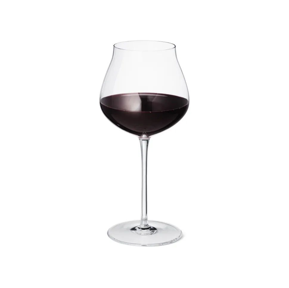 Sky Red Wine Glasses, Crystal, Set of 6