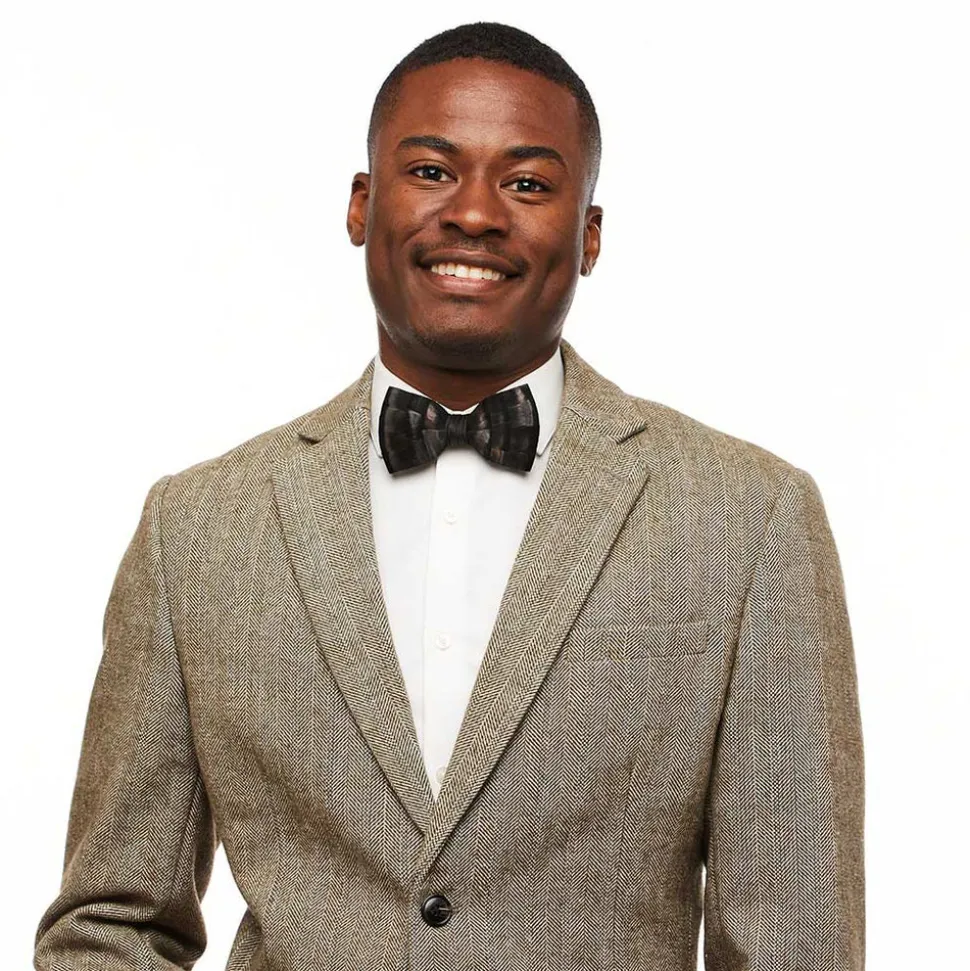 Slate Bow Tie