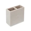 Slate Toothbrush Holder in Ivory