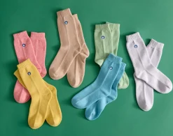 Sleeping Socks Evil Eye in Canary