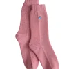 Sleeping Socks Evil Eye in Rose