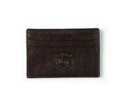 Slim Credit Card Case No. 204 in Vintage Walnut Leather