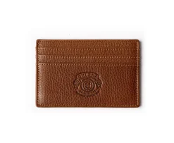 Slim Credit Card Case No. 204 in Vintage Walnut Leather