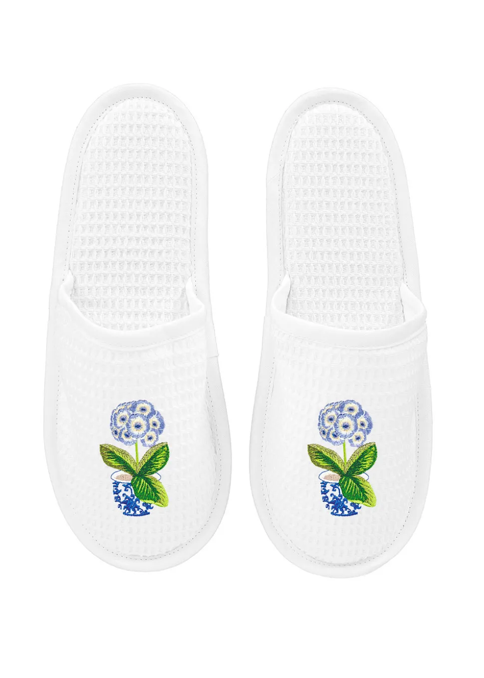 Slippers White Waffle