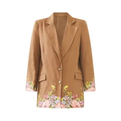 Sloan Blazer in Caramel Victorian Floral