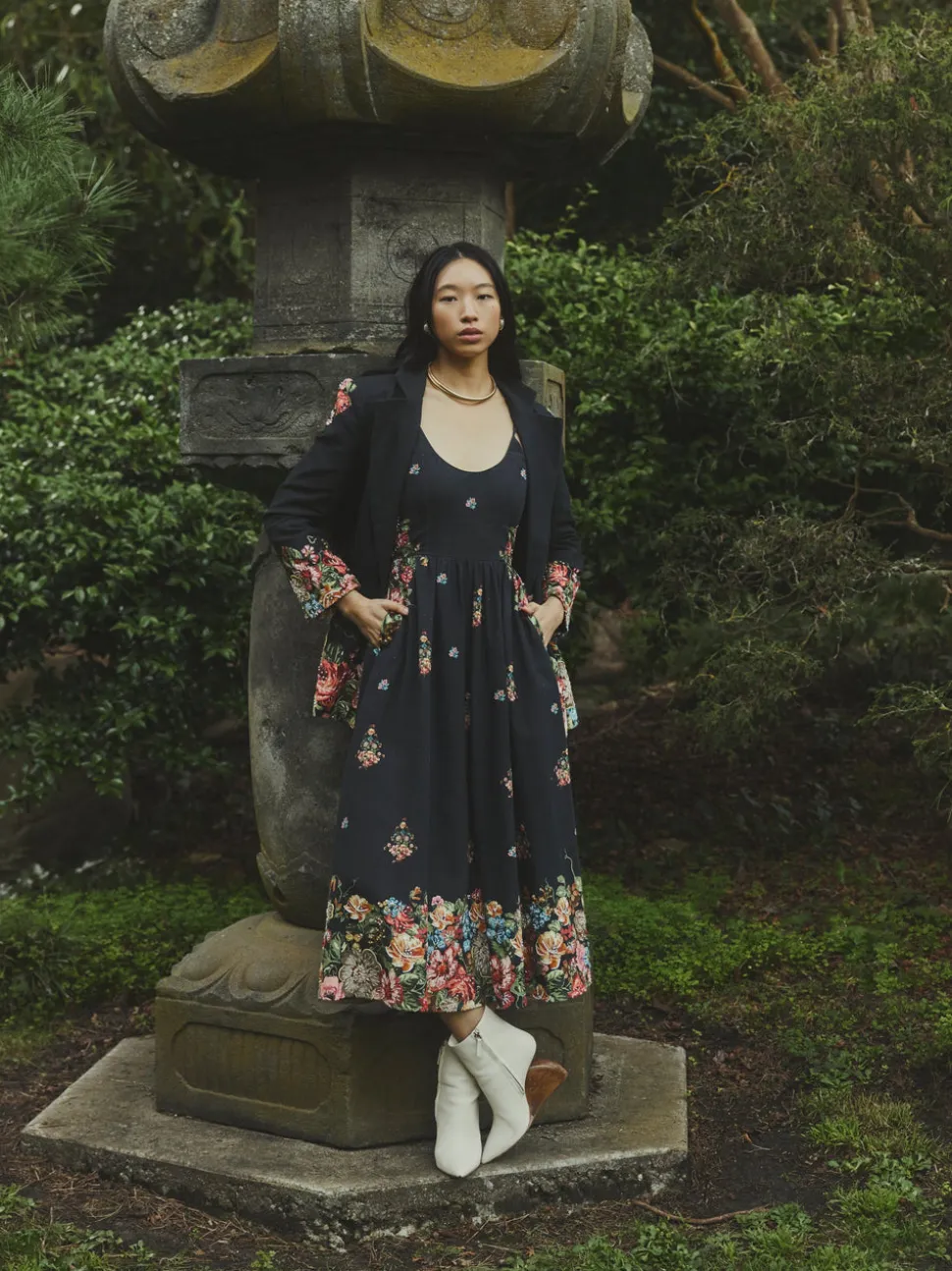 Sloan Blazer in Carmel Victorian Floral