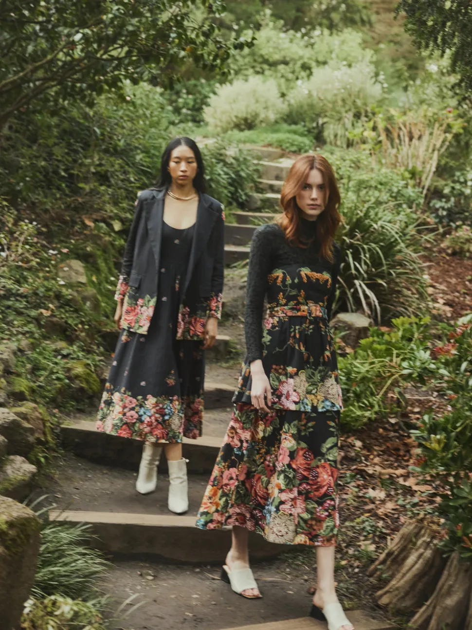 Sloan Blazer in Carmel Victorian Floral
