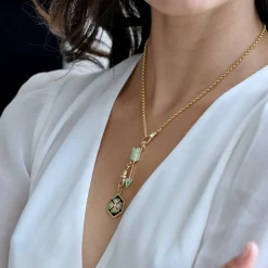 Small Belcher Chain with Dog Clip Clasp