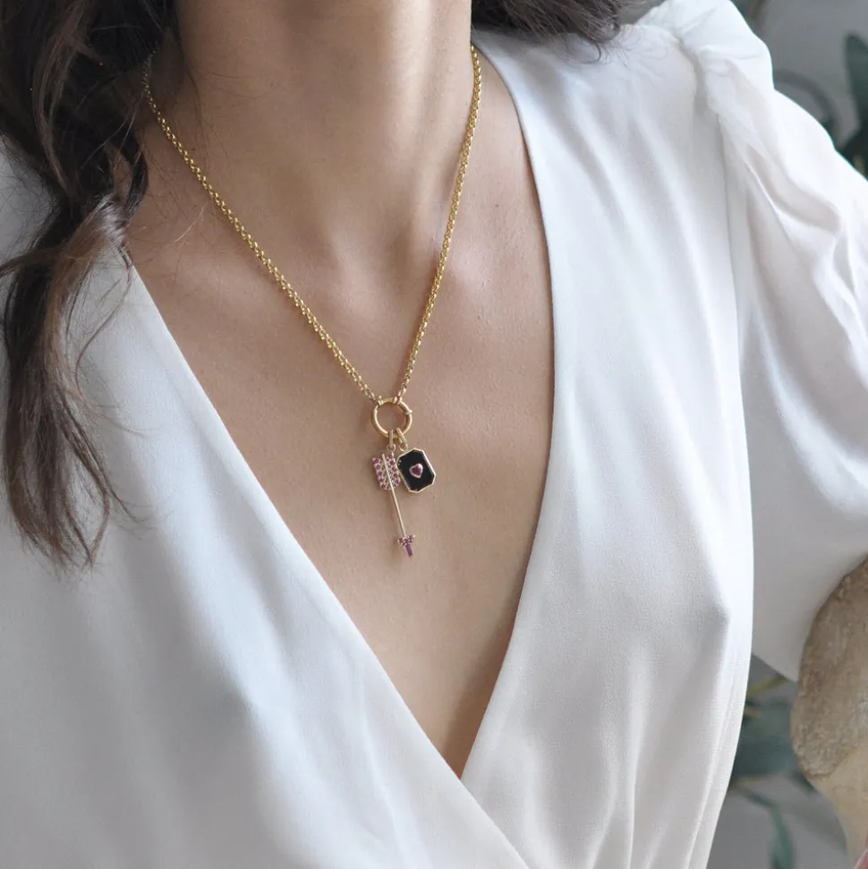Small Belcher Chain with Bolt Clasp