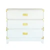 Small Carlyle Campaign Dresser in White