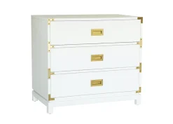 Small Carlyle Campaign Dresser in White