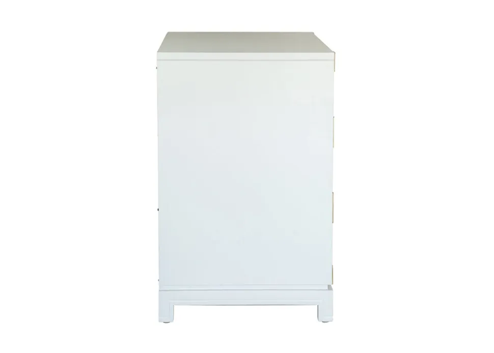 Small Carlyle Campaign Dresser in White