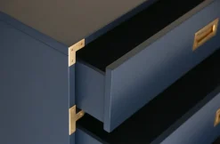 Small Carlyle Campaign Dresser in Navy
