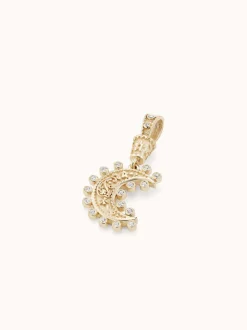 Small Southwestern Moon Charm
