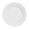 Smerlato Dinner Plates in White, Set of 6