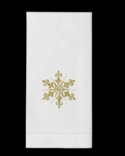 Snowflake Gold Hand Towel