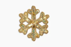 Snowflake Gold Ornament