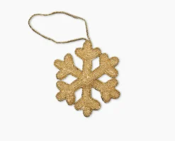 Snowflake Gold Ornament