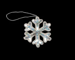 Snowflake Silver Ornament