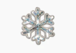 Snowflake Silver Ornament